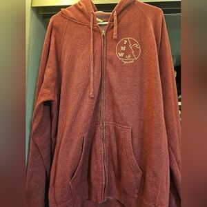 Zip up hooded jacket